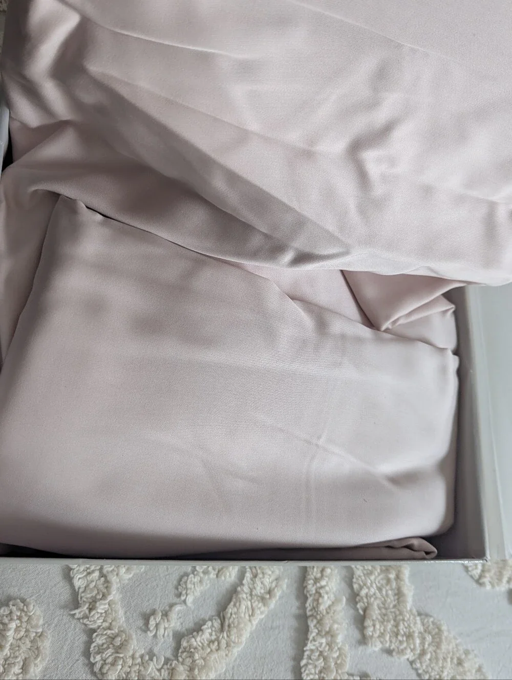 Buffy Breeze Lyocell Queen Sheet Set Blush New In Box